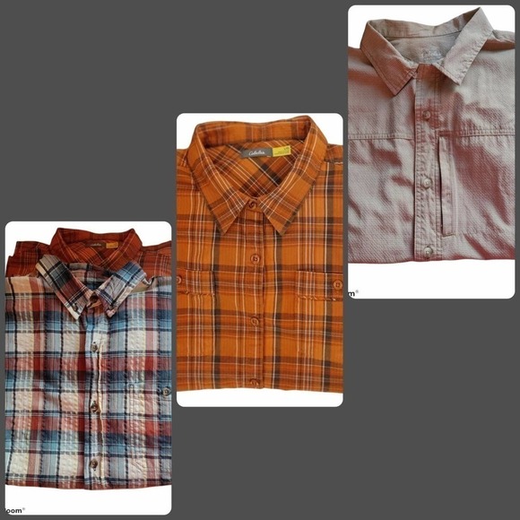 Cabela's and Hobb Creek Mens shirts Large bundle - Picture 1 of 12